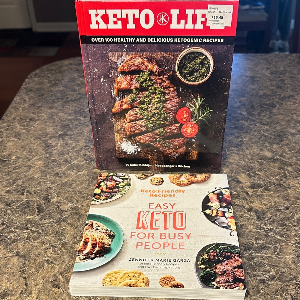 Keto Life and Easy Keto Recipe Books